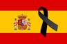 Bandera de España de luto