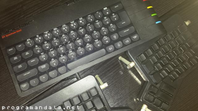 ZX Spectrum Next e claviere Ergodox EZ