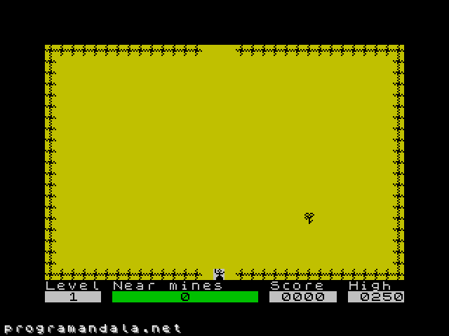Game scene of Back to the minefield