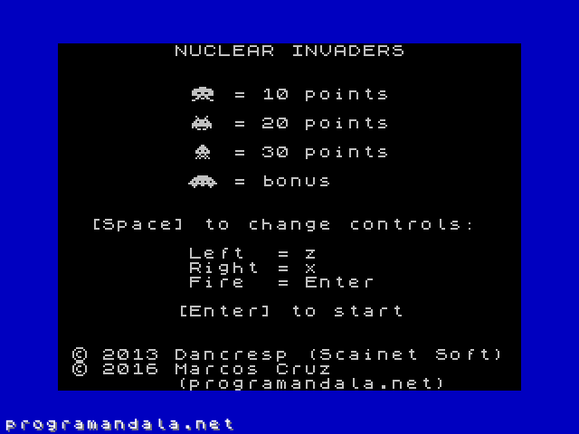 Nuclear Invaders