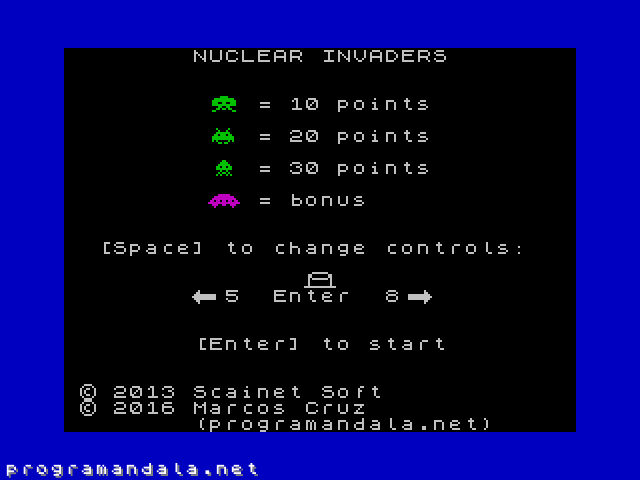 Nuclear Invaders